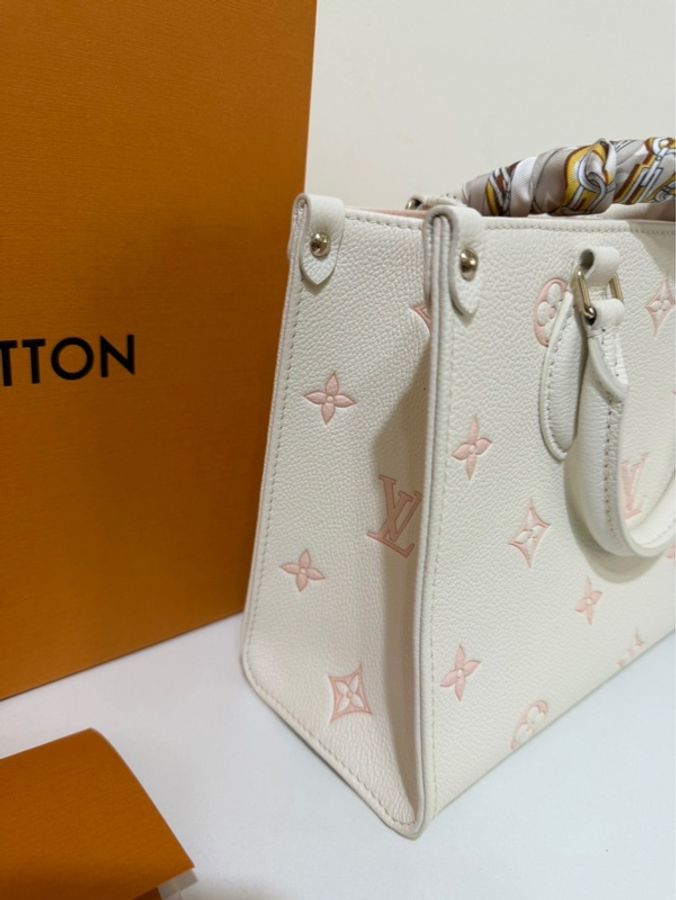 👜LV路易威登｜on the go草莓牛奶托特包｜小號｜99新-4