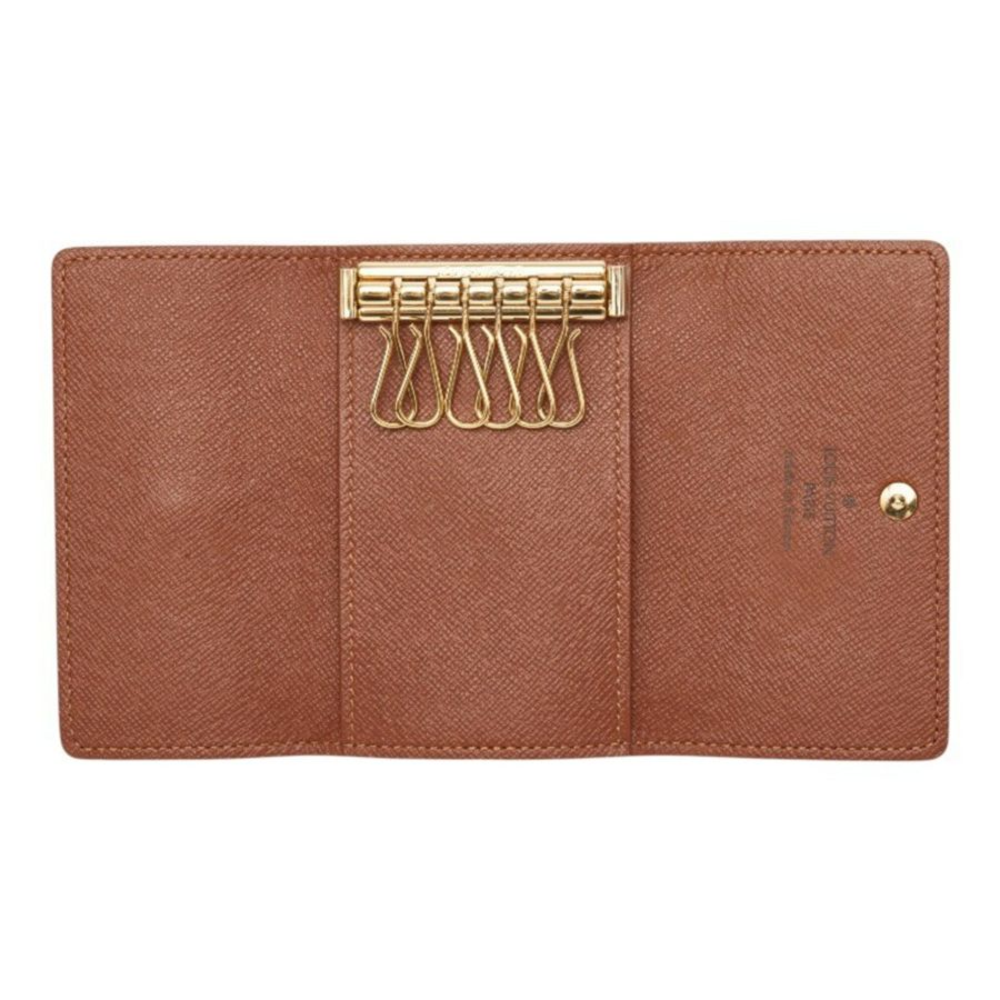 路易威登 Monogram Multicles 6 鑰匙包，6 環，M62630，棕色皮革，女士 LOUIS VUITTON-5