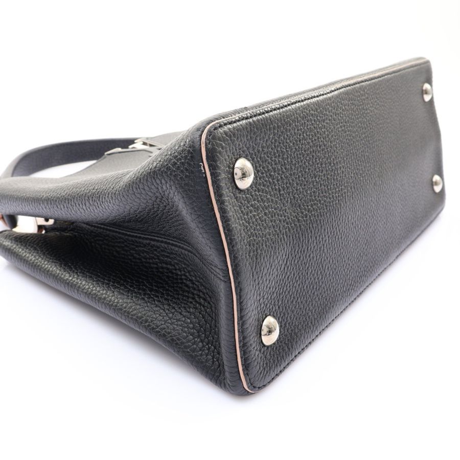 黑色 牛皮 Capucines MM 手提包【LOUIS VUITTON LV 路易威登】 M48864-7
