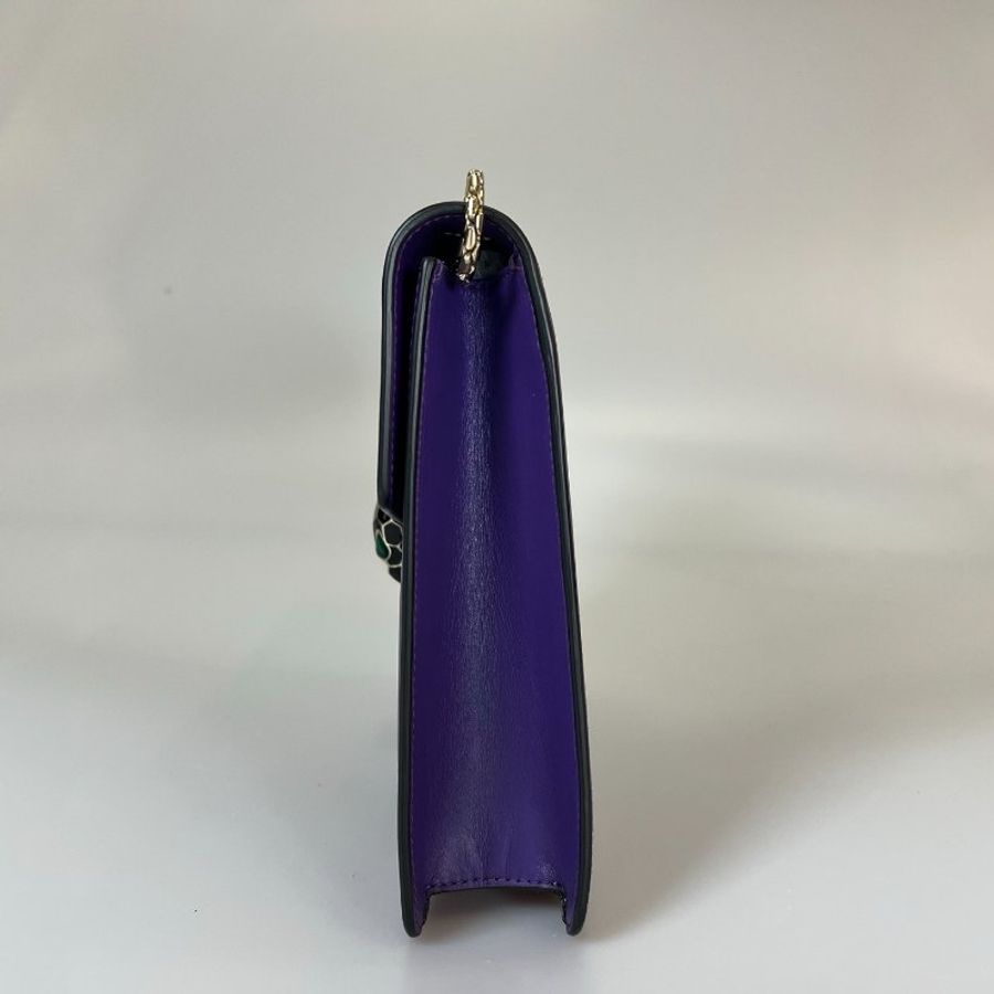 BVLGARI 紫蛇頭包中號-3