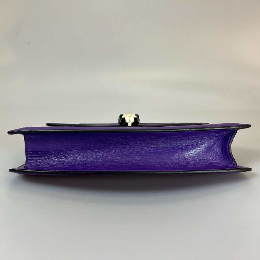 BVLGARI 紫蛇頭包中號-4