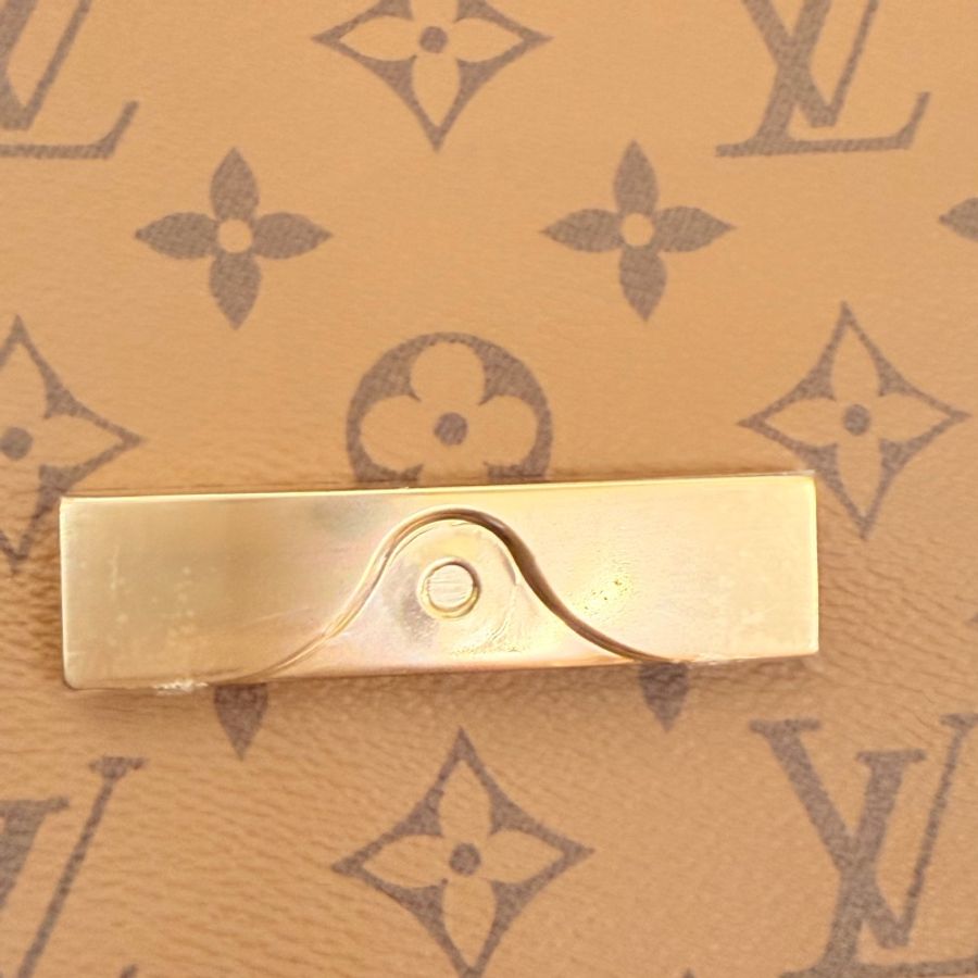 LV雙色原花金釦mini Dauphine 肩斜背包-30