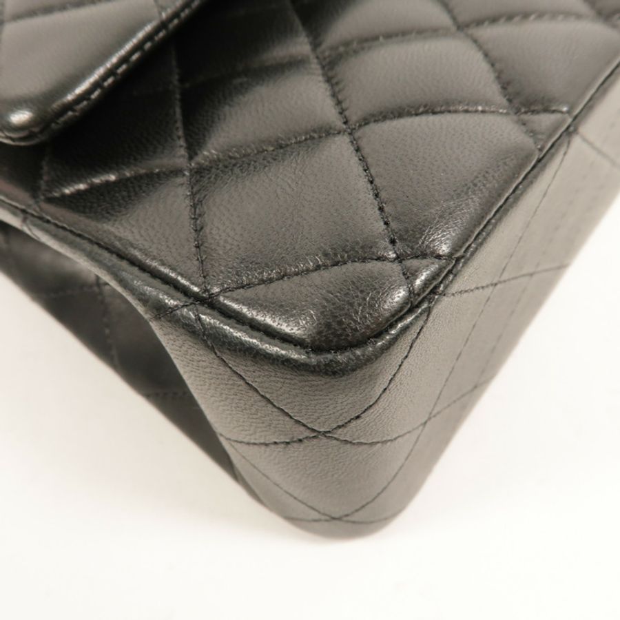 CHANEL 羊皮皮革Classic 25鏈帶肩背袋-13