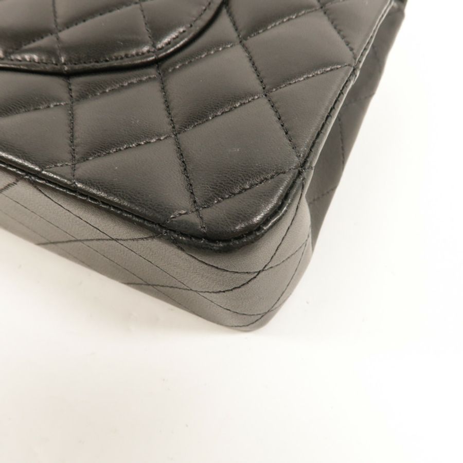 CHANEL 羊皮皮革Classic 25鏈帶肩背袋-14