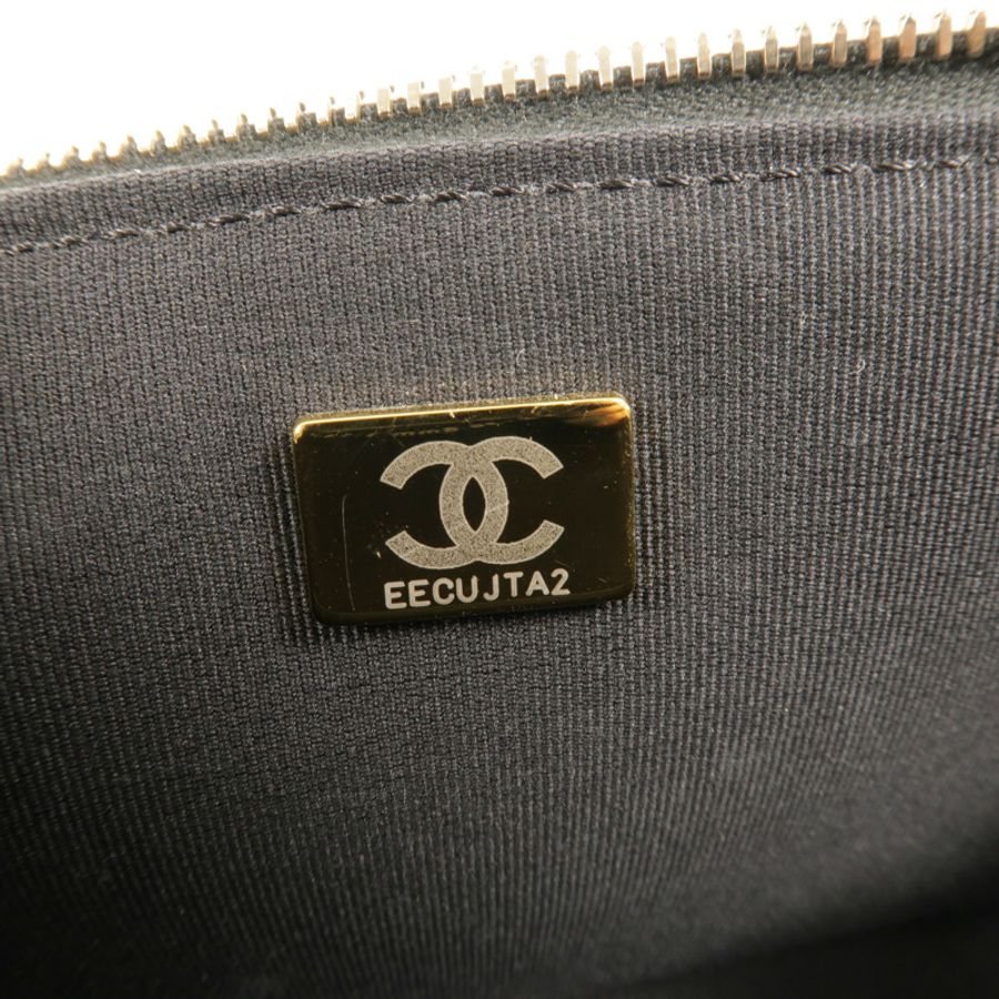 CHANEL 羊皮皮革Vanity Case手挽肩背兩用袋-8
