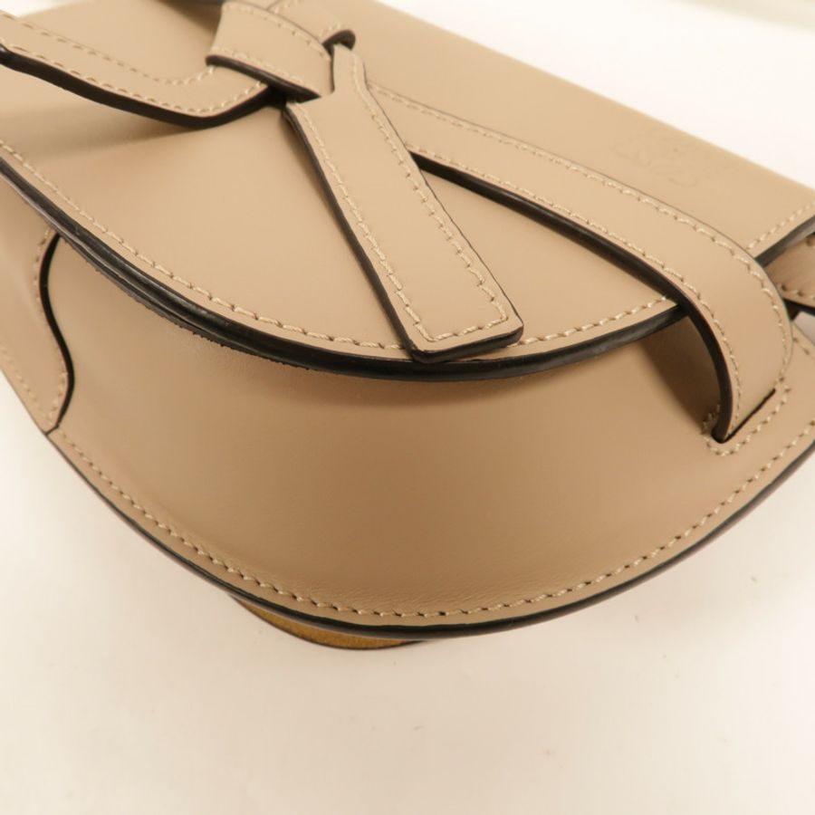 LOEWE 牛皮皮革Mini Gate肩背袋-12