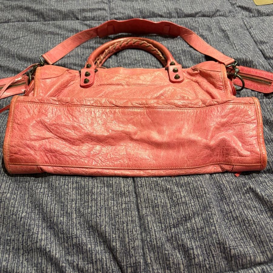Balenciaga Classic City 機車包｜粉色｜附鏡子｜經典停產款-29