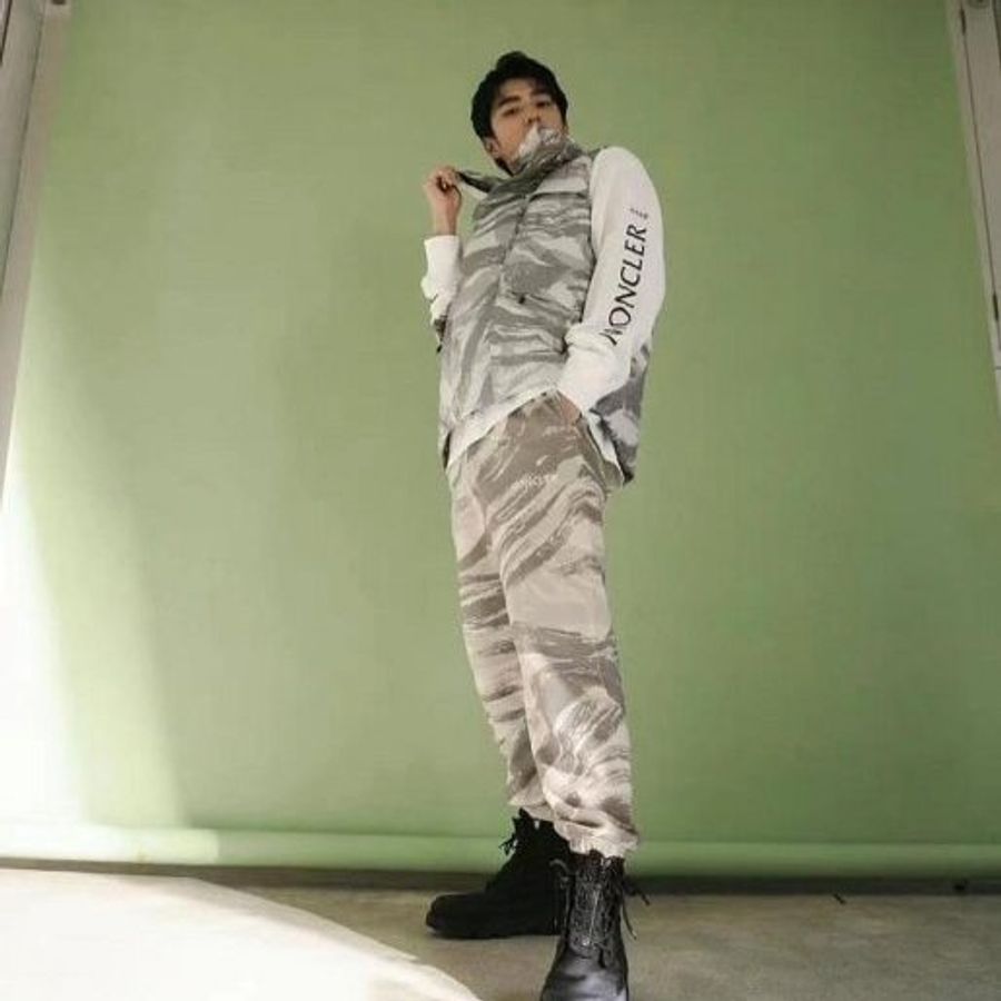 💎Han's house精品服飾💎moncler 聯名 迷彩 長褲-5