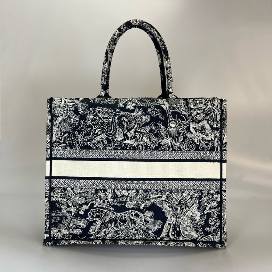 DIOR 老花老虎BOOKTOTE 托特包 大號-1