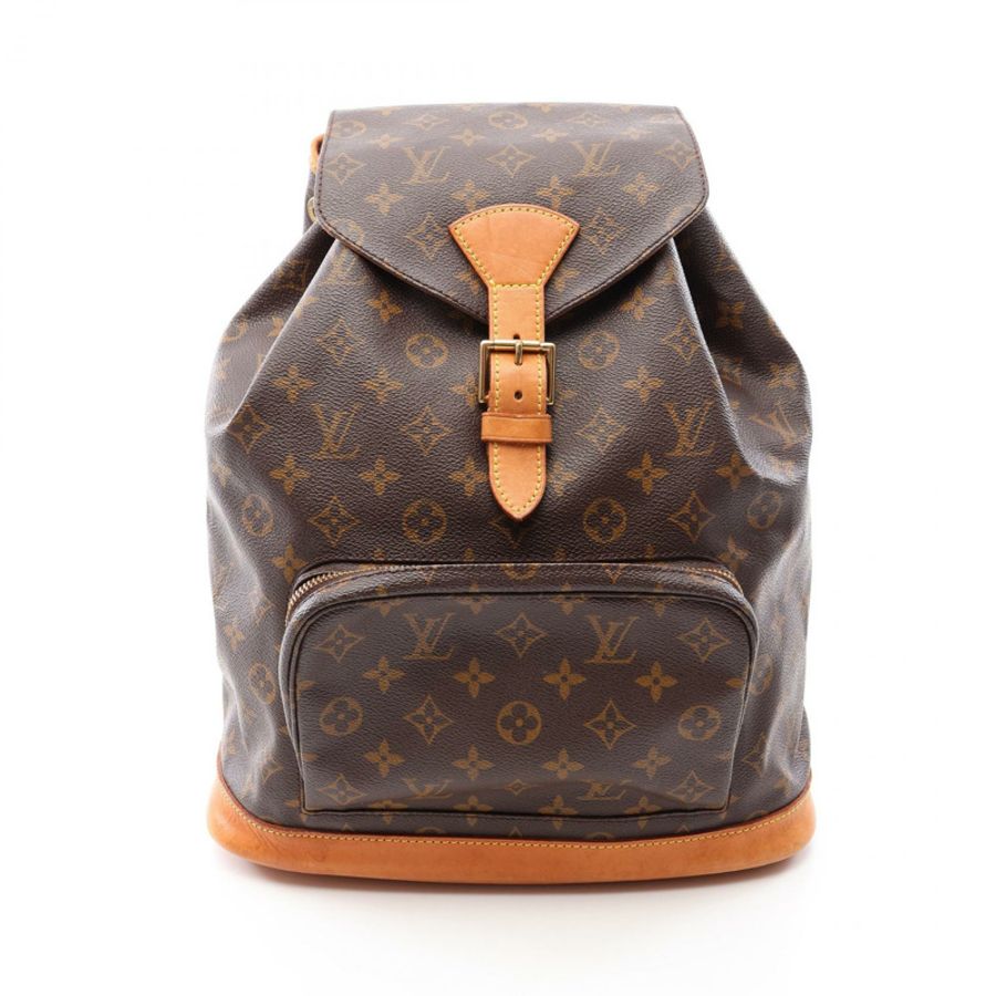 路易威登 Montsouris GM 雙肩包 M51135 Monogram 帆布 二手 LV-0