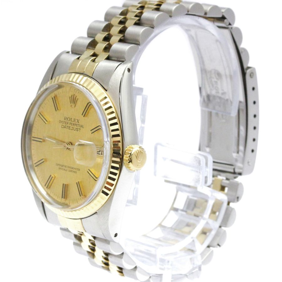 勞力士 Datejust 16013 18K 金鋼女錶(拋光)-1