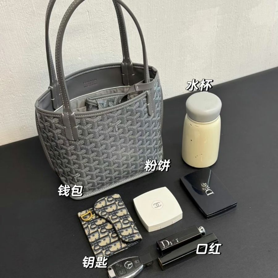 GOYARD 新版Anjou Mini Tote - 灰-17