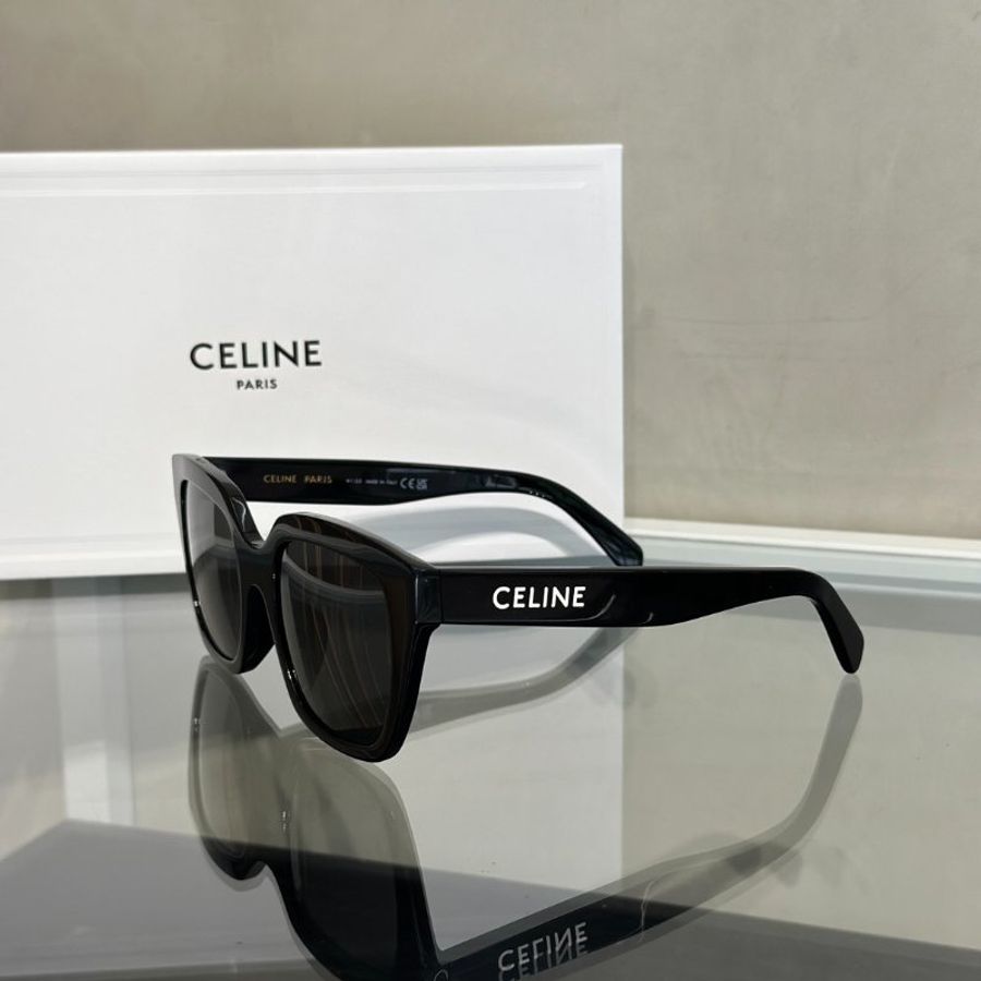 CELINE CELINE字母鏡腳方框太陽眼鏡-2