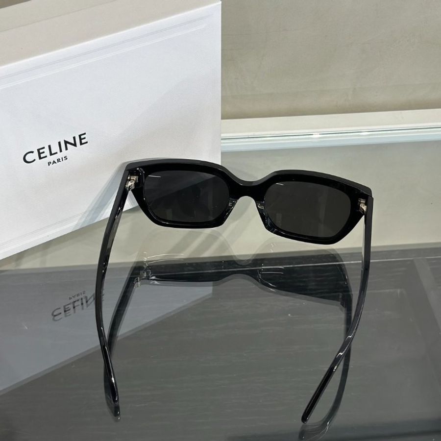 CELINE CELINE字母鏡腳方框太陽眼鏡-3