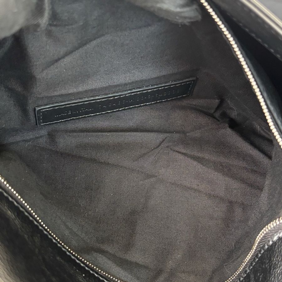 Balenciaga 巴黎世家BB Soft Flap金屬扣小牛皮鏈條包大號單肩包斜挎包 銀扣-6