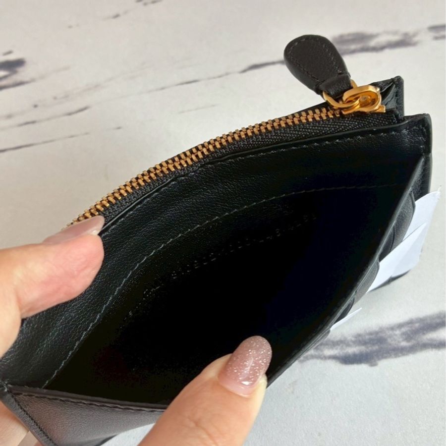 Balenciaga 黑色一字卡片零錢包👛-18