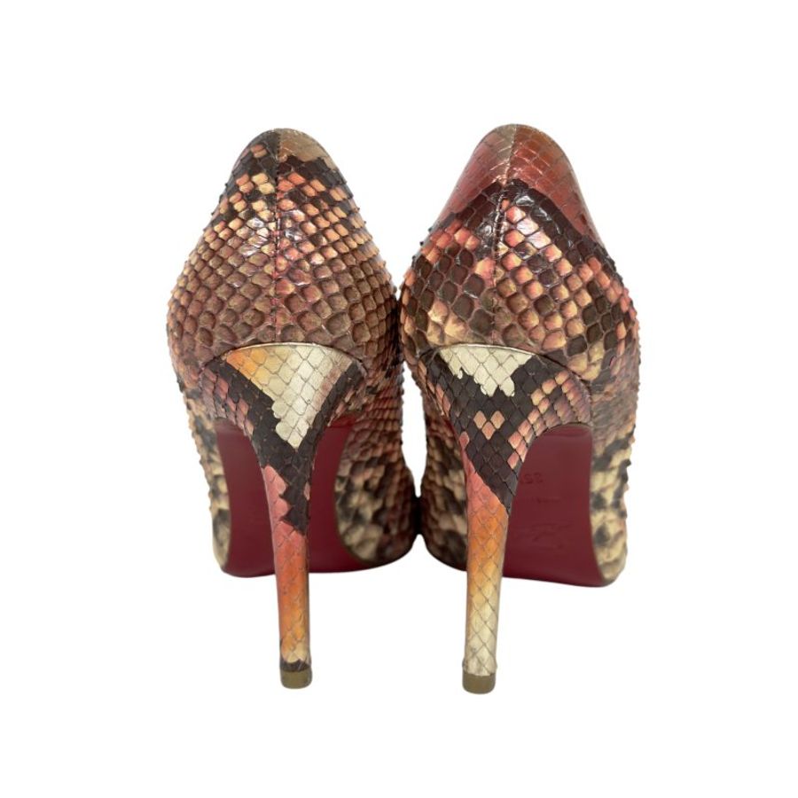 CHRISTIAN LOUBOUTIN Kate 蛇皮 高踭鞋 100MM-7