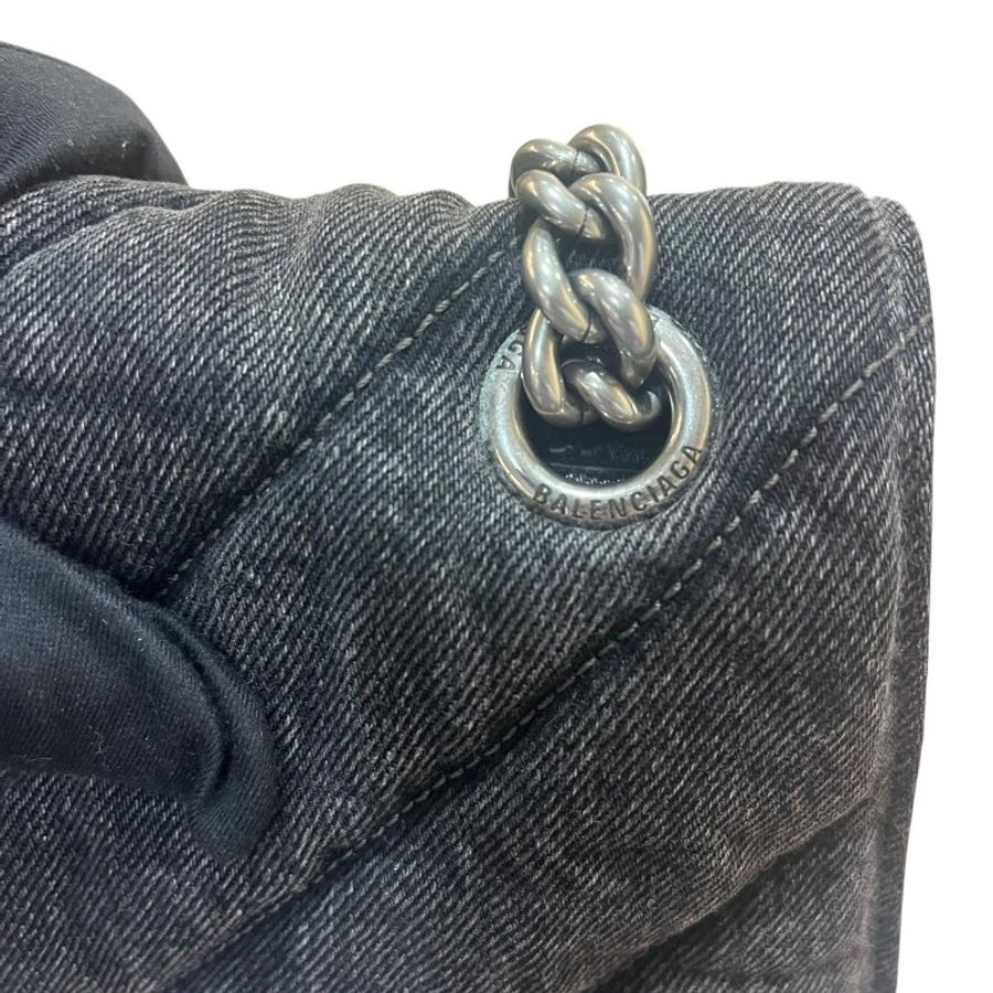【美收精品】BALENCIAGA 灰色肩背包 5-672-9