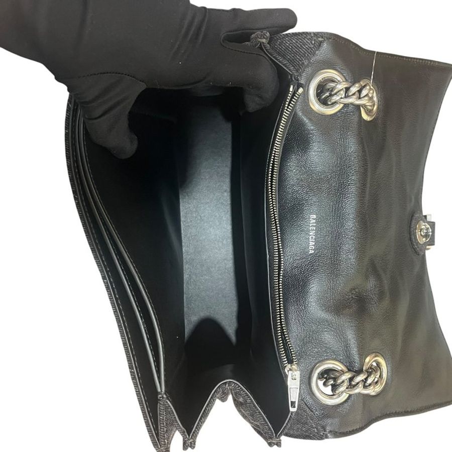 【美收精品】BALENCIAGA 灰色肩背包 5-672-11