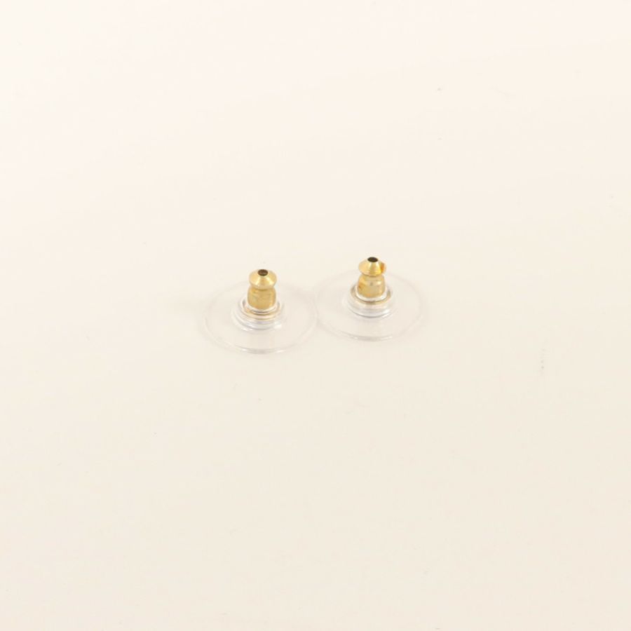 CHANEL 金屬/水晶Pierced Earring耳環-5