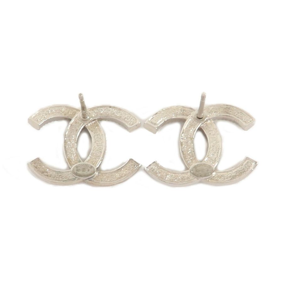 CHANEL 金屬/水晶Pierced Earring耳環-2