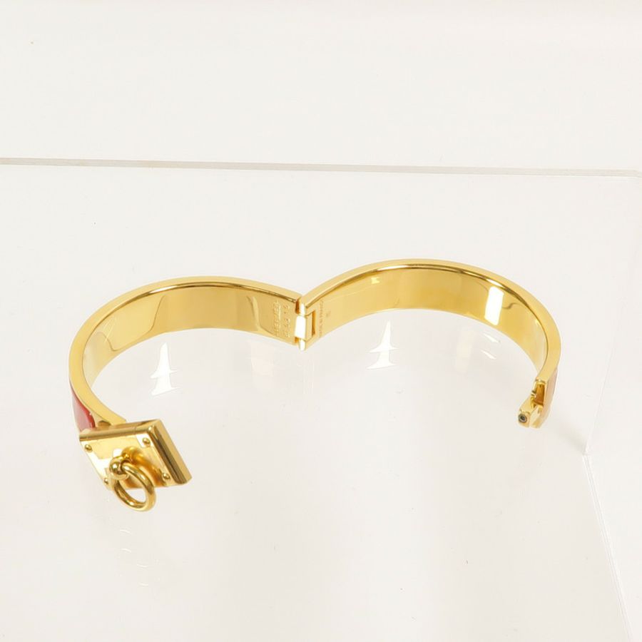 HERMES 金屬Mini Clic Kelly手鐲-6