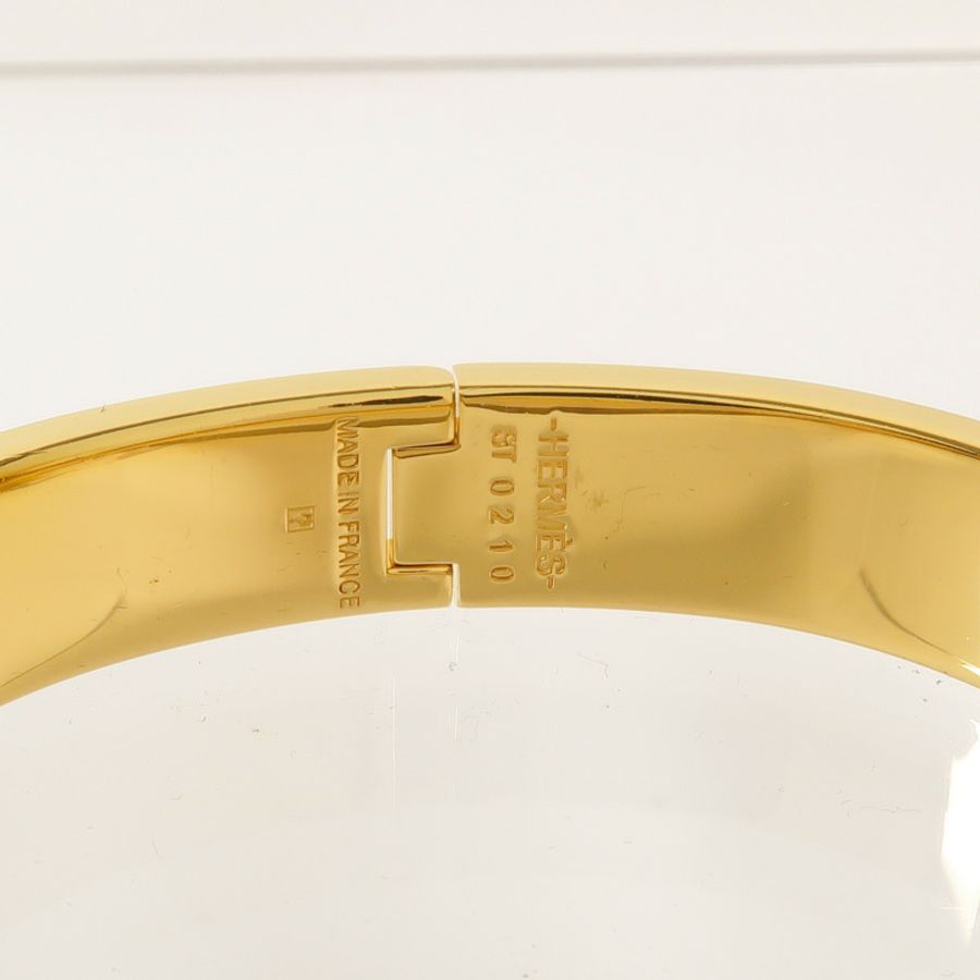HERMES 金屬Mini Clic Kelly手鐲-7