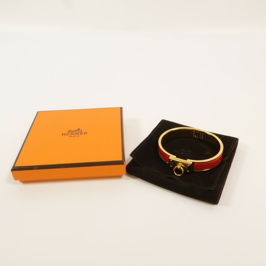 HERMES 金屬Mini Clic Kelly手鐲-10