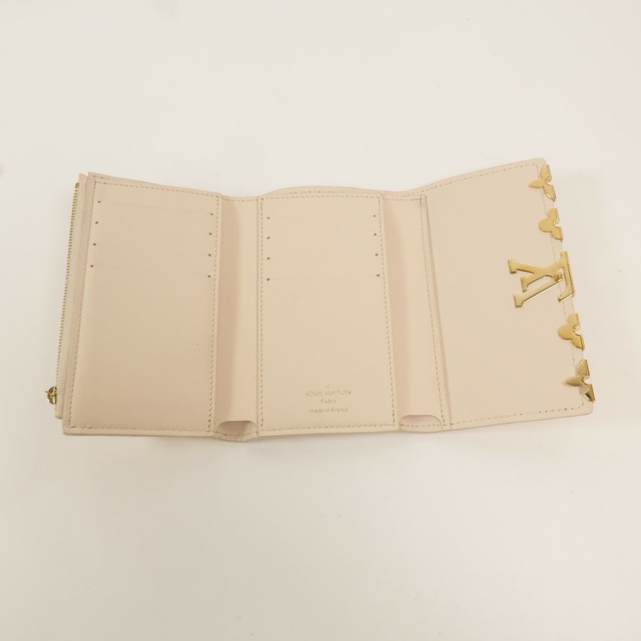 LOUIS VUITTON Taurillon皮革Capucines錢包-6