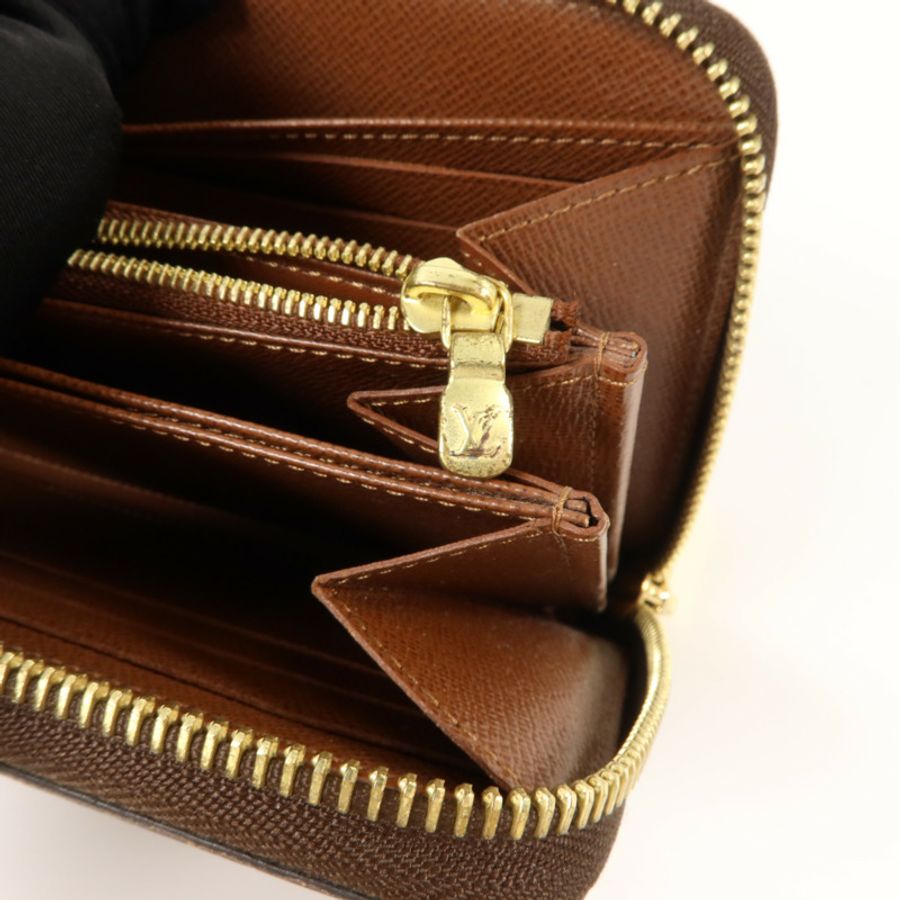 LOUIS VUITTON Monogram Zipper Long Wallet金扣長錢包-7
