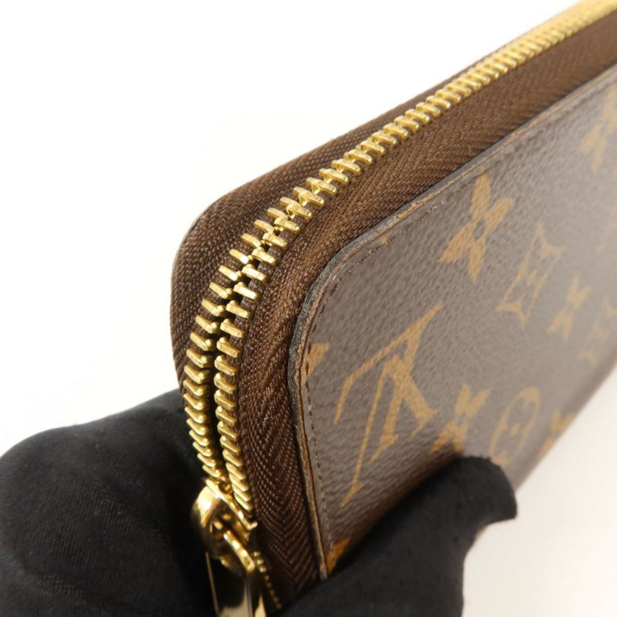 LOUIS VUITTON Monogram Zipper Long Wallet金扣長錢包-13