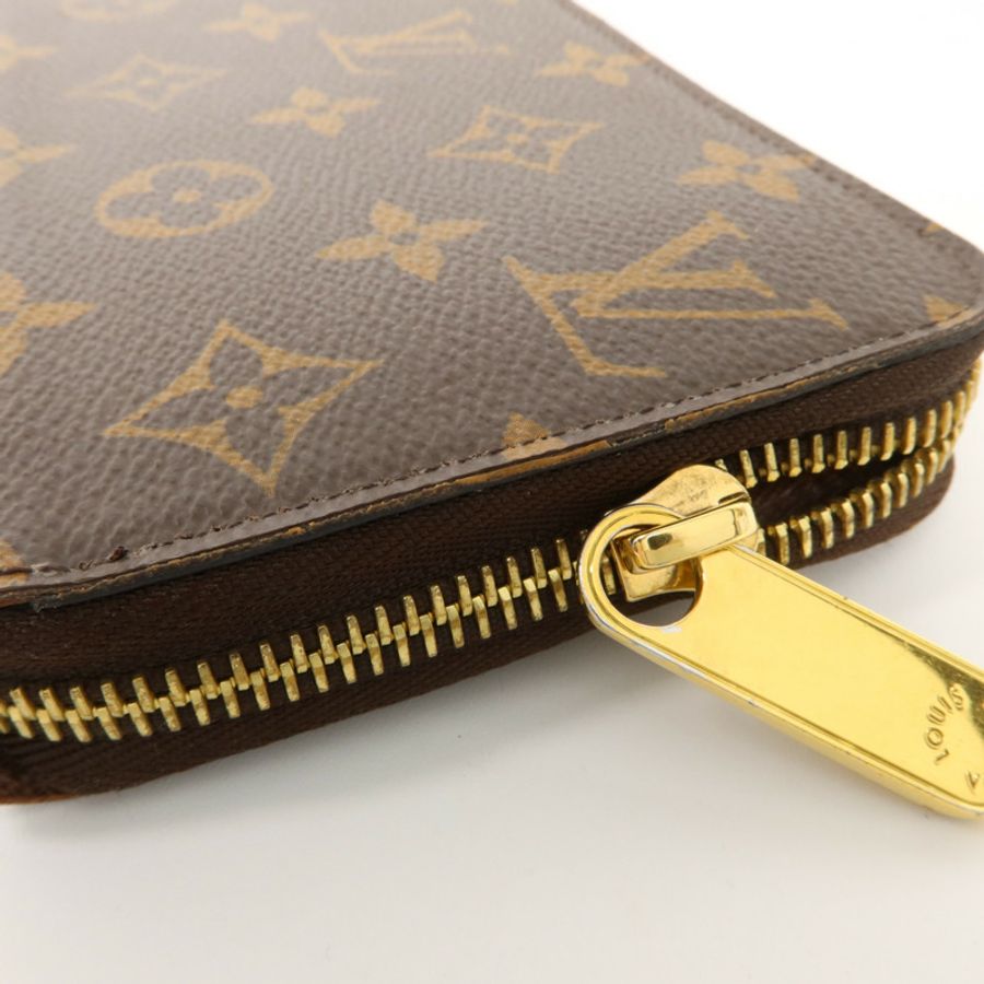 LOUIS VUITTON Monogram Zipper Long Wallet金扣長錢包-14