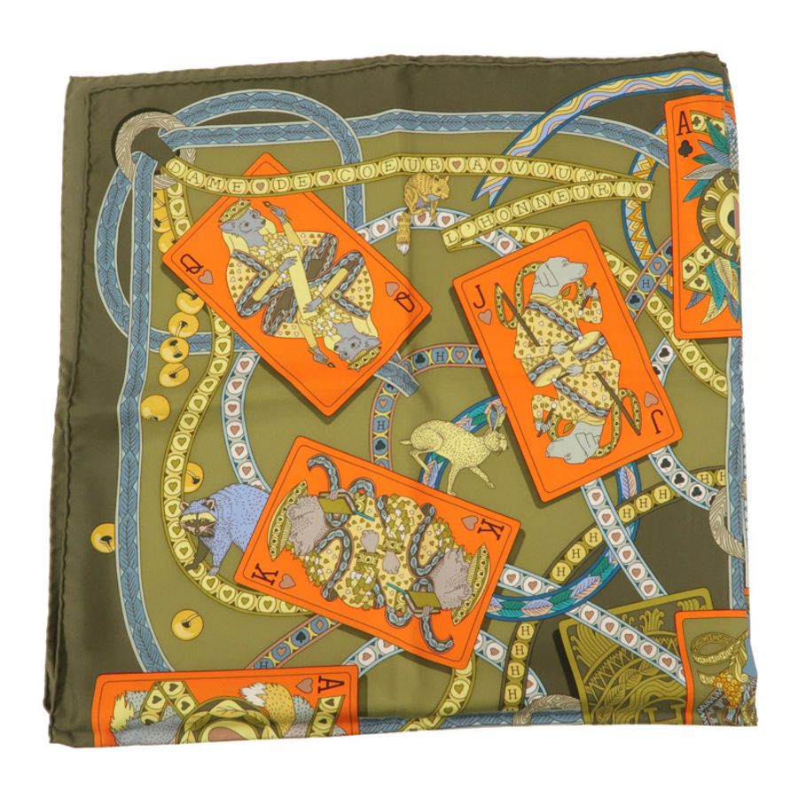 HERMES 絲質Scarf 90x90絲巾-1