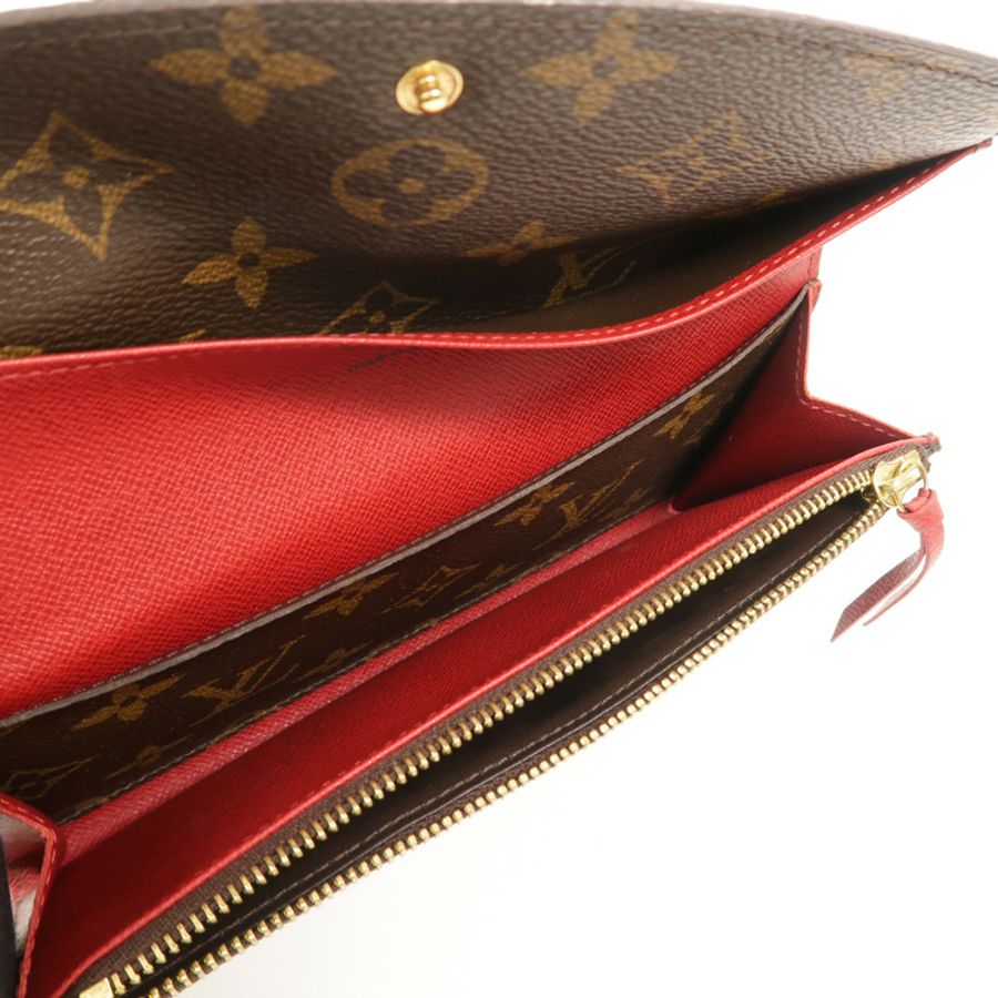 LOUIS VUITTON Monogram Emilie Long Wallet長錢包-6