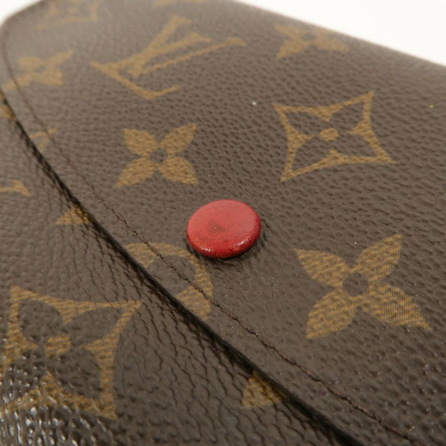 LOUIS VUITTON Monogram Emilie Long Wallet長錢包-11