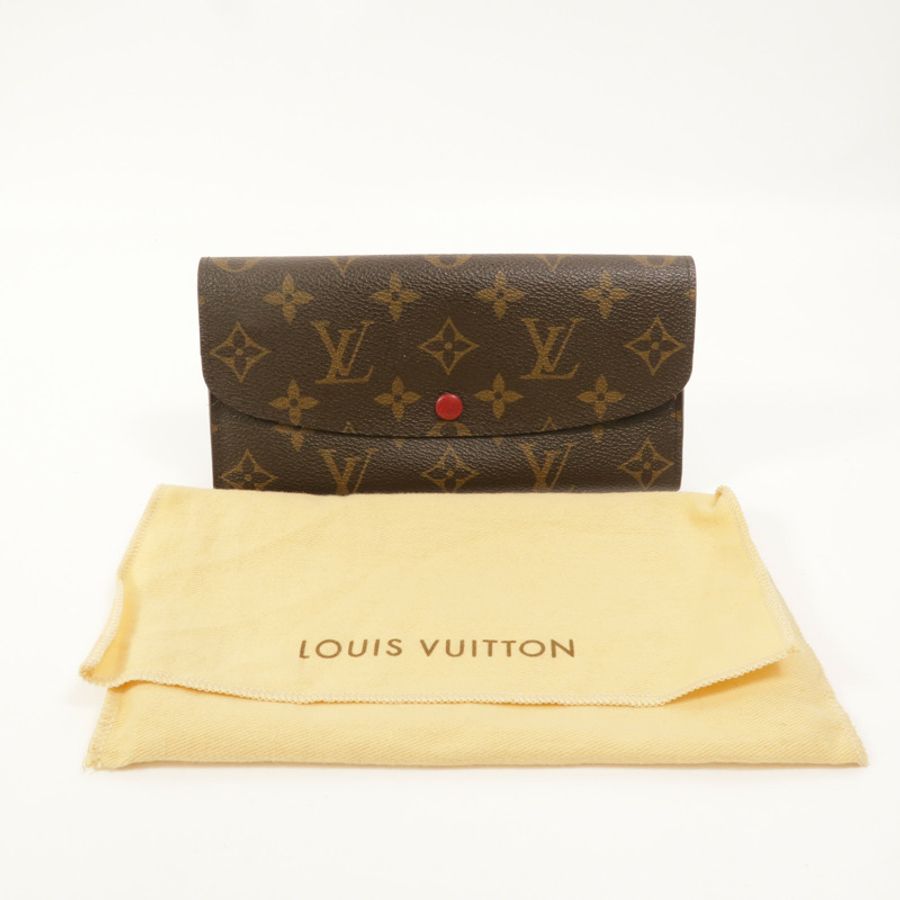 LOUIS VUITTON Monogram Emilie Long Wallet長錢包-12