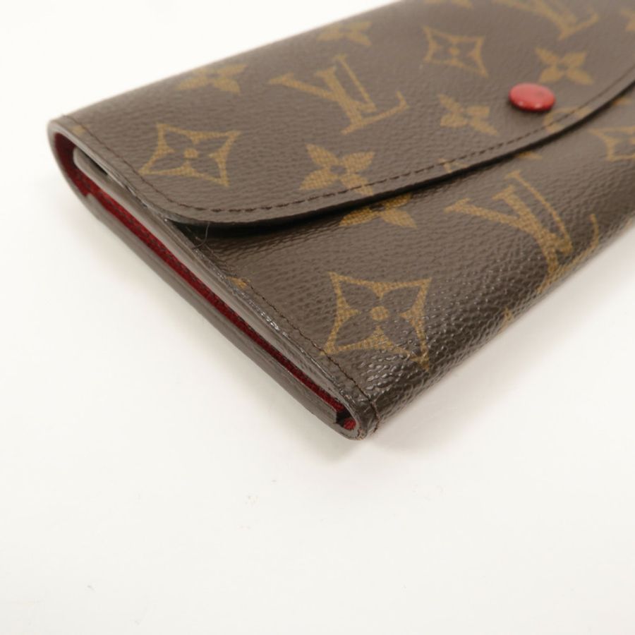 LOUIS VUITTON Monogram Emilie Long Wallet長錢包-13