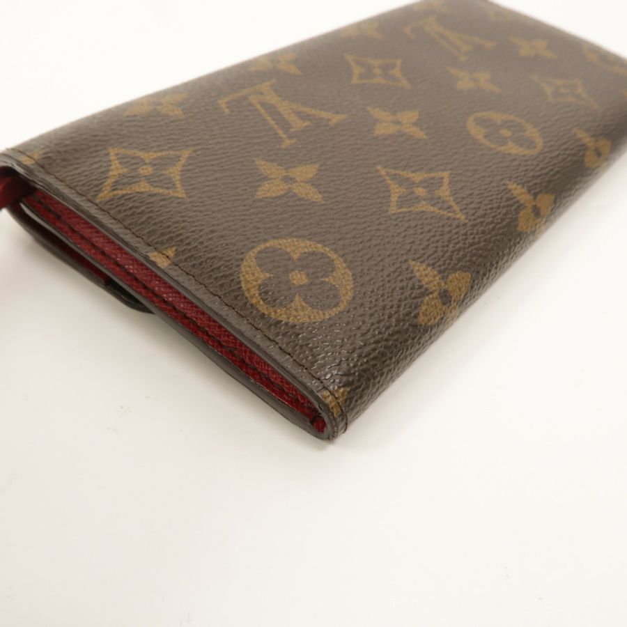 LOUIS VUITTON Monogram Emilie Long Wallet長錢包-15