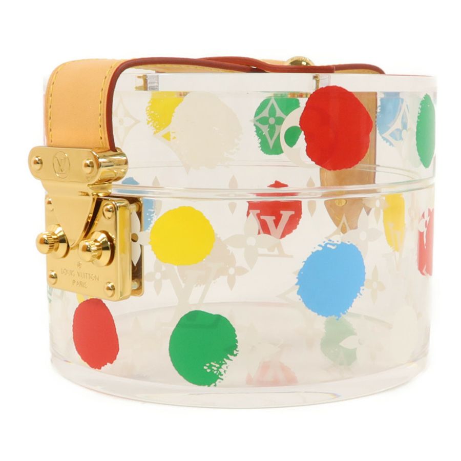 LOUIS VUITTON 有機玻璃/金屬/VVN Yayoi Kusama Painted Dots Scott Box首飾盒-2