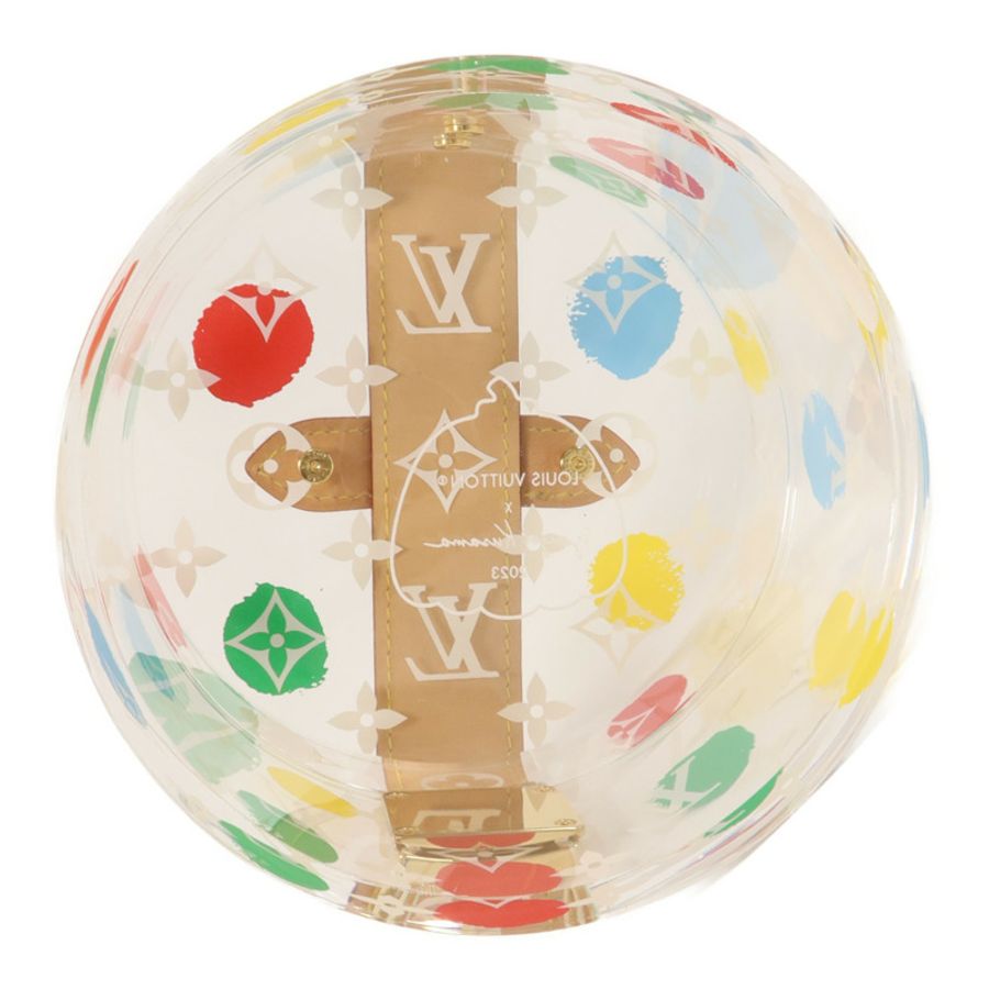 LOUIS VUITTON 有機玻璃/金屬/VVN Yayoi Kusama Painted Dots Scott Box首飾盒-3