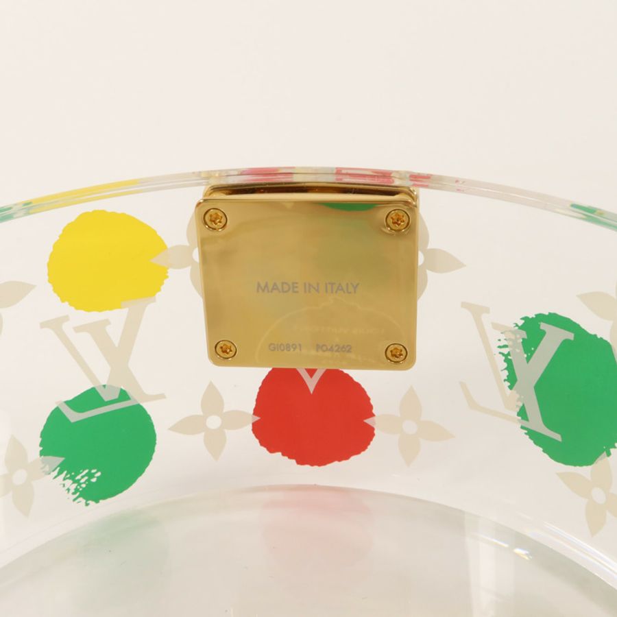 LOUIS VUITTON 有機玻璃/金屬/VVN Yayoi Kusama Painted Dots Scott Box首飾盒-5