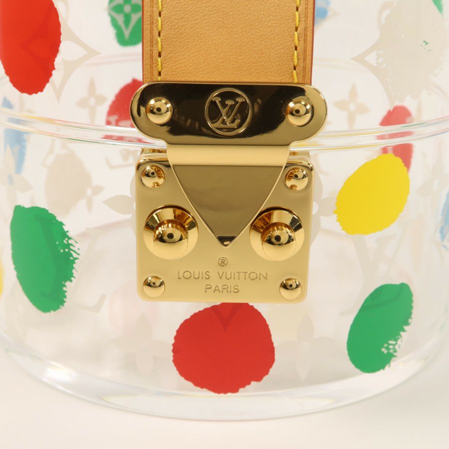 LOUIS VUITTON 有機玻璃/金屬/VVN Yayoi Kusama Painted Dots Scott Box首飾盒-6