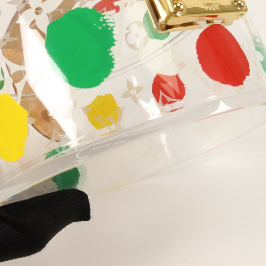 LOUIS VUITTON 有機玻璃/金屬/VVN Yayoi Kusama Painted Dots Scott Box首飾盒-9
