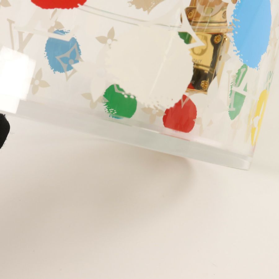 LOUIS VUITTON 有機玻璃/金屬/VVN Yayoi Kusama Painted Dots Scott Box首飾盒-10