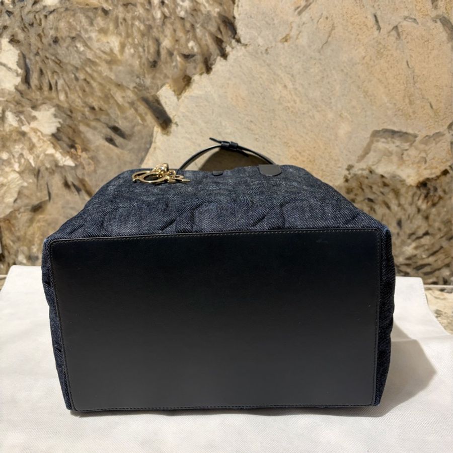 Dior 單寧布Toujours中型手提包-4