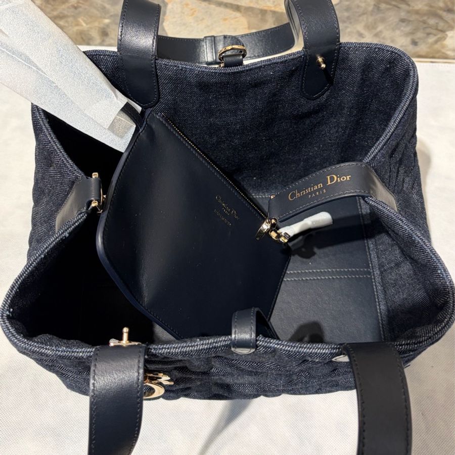 Dior 單寧布Toujours中型手提包-8