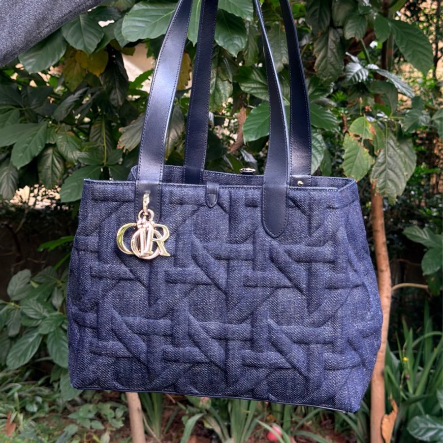 Dior 單寧布Toujours中型手提包-14