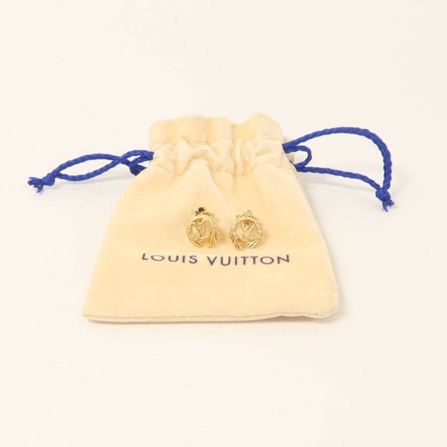 LOUIS VUITTON 金屬Pierced Earring耳環-6