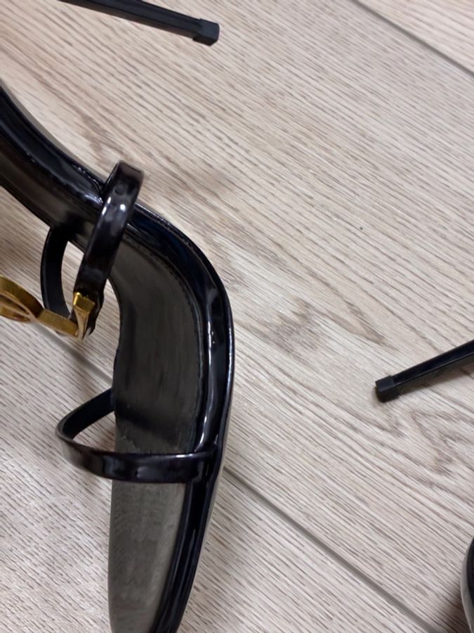 YSL Saint Laurent 經典字母高根鞋 細跟-19