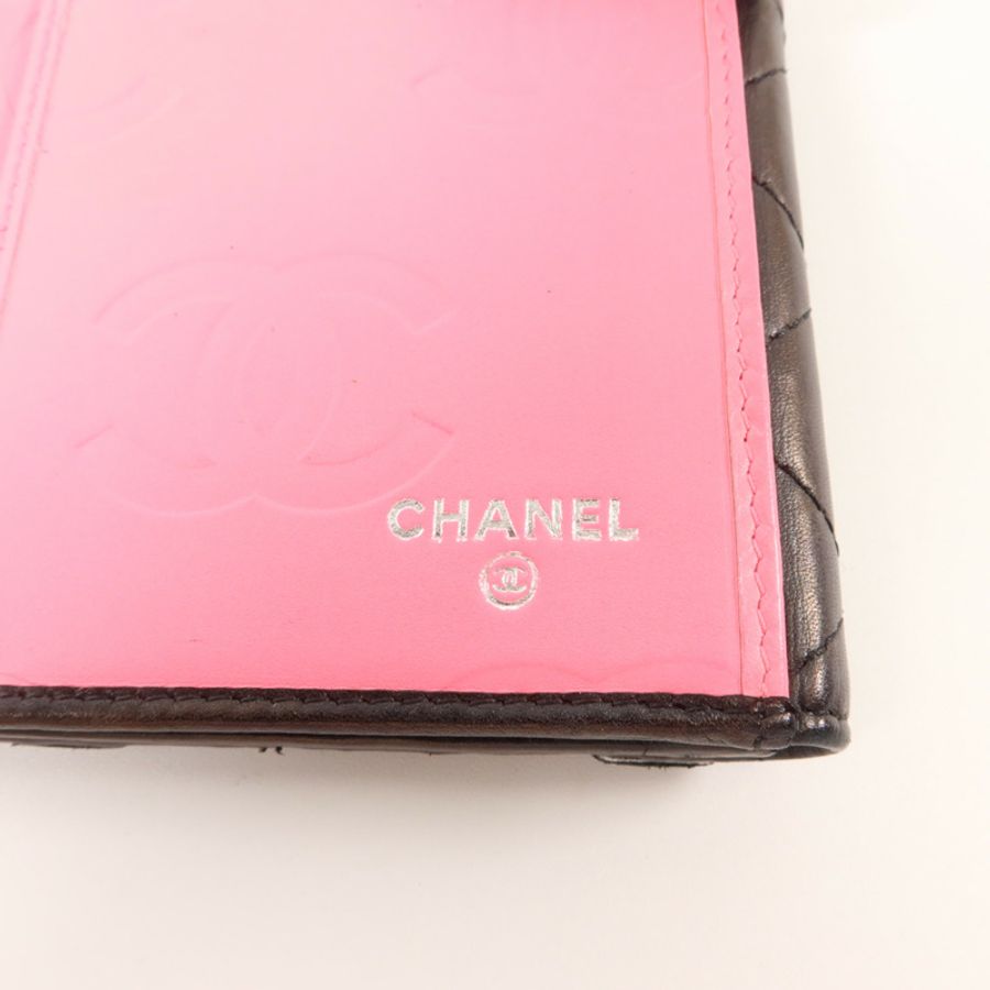 CHANEL 牛皮皮革Cambon Long Wallet長錢包-6